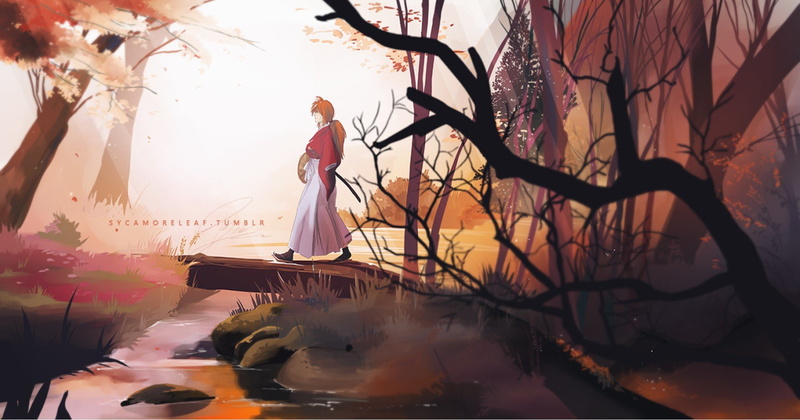 Rurouni Kenshin, Anime Boys, 1080P, fantasy Art