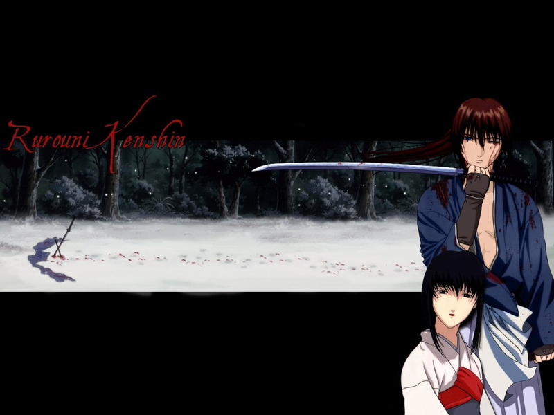 Rurouni Kenshin, child, warm clothing, males, hairstyle, childhood, portrait, women, nature, winter, men, young adult, snow, two people, 720P, boys, outdoors
