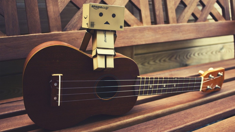 close-up, acoustic guitar, still life, string, arts culture and entertainment, music, day, musical instrument, string instrument, fretboard, Danbo, art and craft