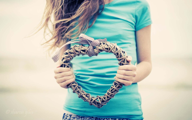 human Hand, one Person, love, wreath, hands, day, females, beauty, heart, midsection, adult, plexus, front view, heart Shape, human hair, top - garment