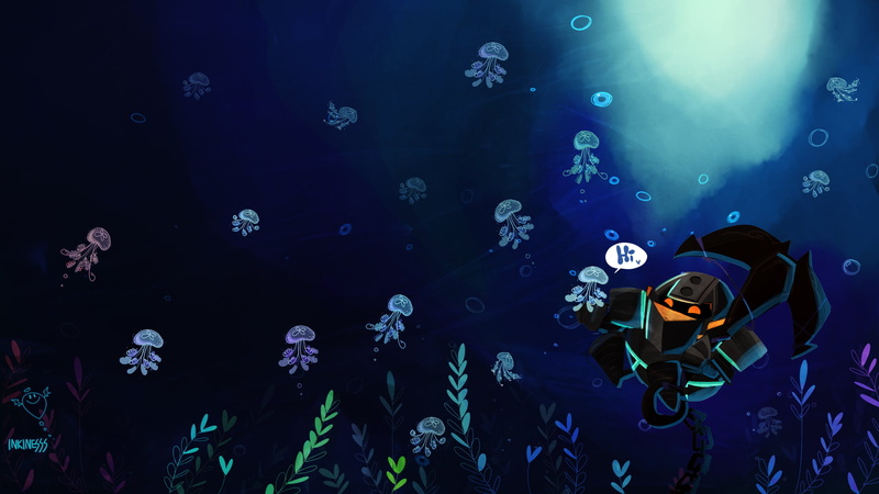 video games, underwater, Nautilus, League of Legends, moba, Video Game Art, 1080P, video game characters