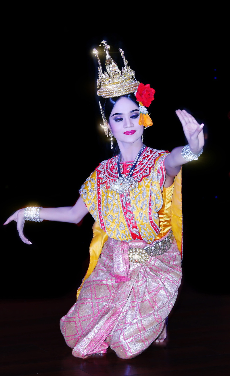 show, Thailand, arms raised, human body part, thai, performing arts event, traditional, cultures, Culture, one person, ramayana, women, standing, clothing