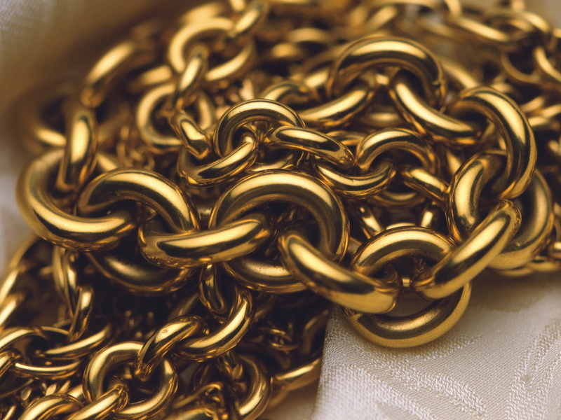 chrome, table, gold, metal, detail, gold colored, emotion, accessory, shiny, still life, 4K, chain, abstract, full frame, high angle view, art and craft