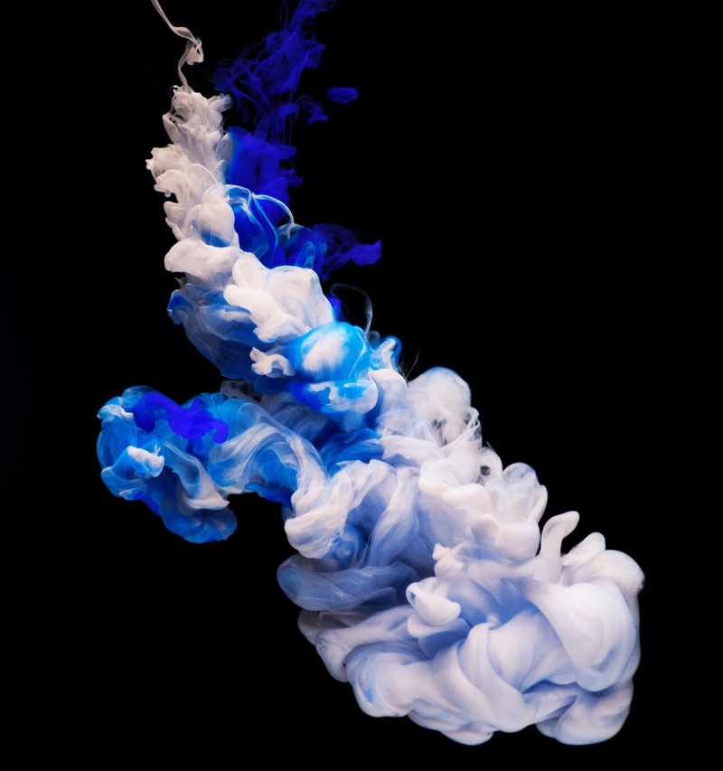 beauty in nature, clots, nature, 2K, incense, floating on water, sea, cut out, dissolving, watercolors, water, no people, white, black Background, indoors