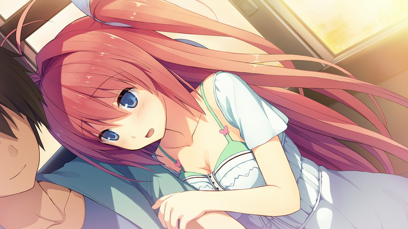 ceiling, Kurashina Asuka, anime girls, low angle view, nature, no people, 1080P, creativity, indoors, long hair, day, Ao no Kanata no Four Rhythm, close-up