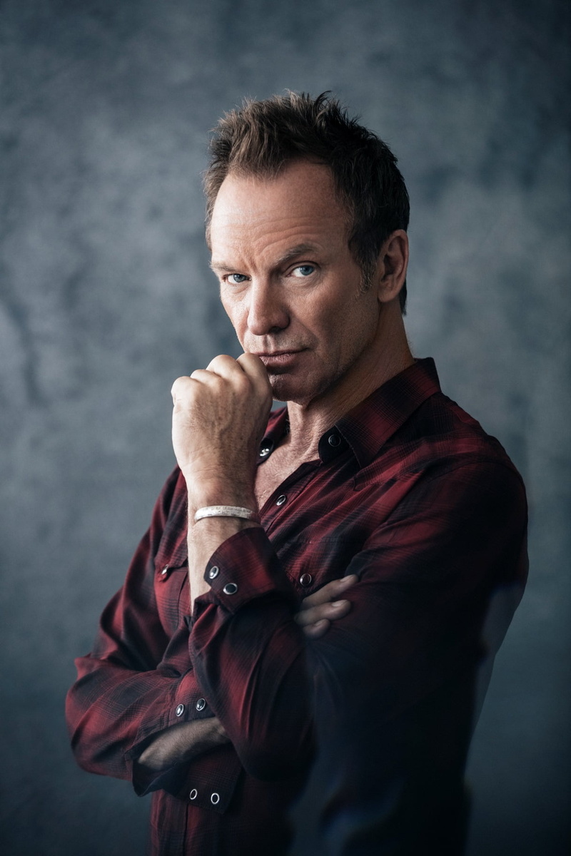singer, men, legend, portrait display, blue eyes, 720P, musician, photography, shirt, Sting