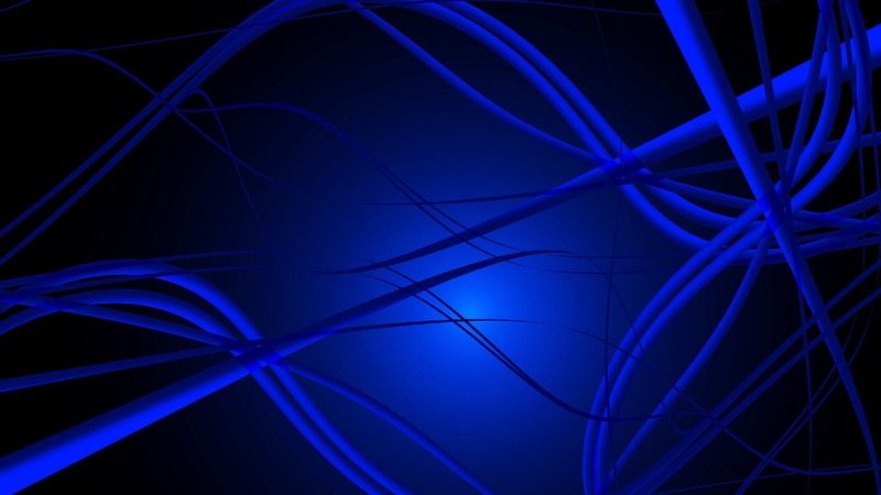 technology, fiber optic, fractal, black background, no people, blue, wireless technology, connection, glowing, abstract, light - natural phenomenon, plexus