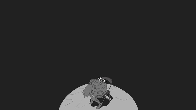 spot, art, Overwatch, parody, light, Tracer (Overwatch), Neon Genesis Evangelion, graphic, character, 1080P