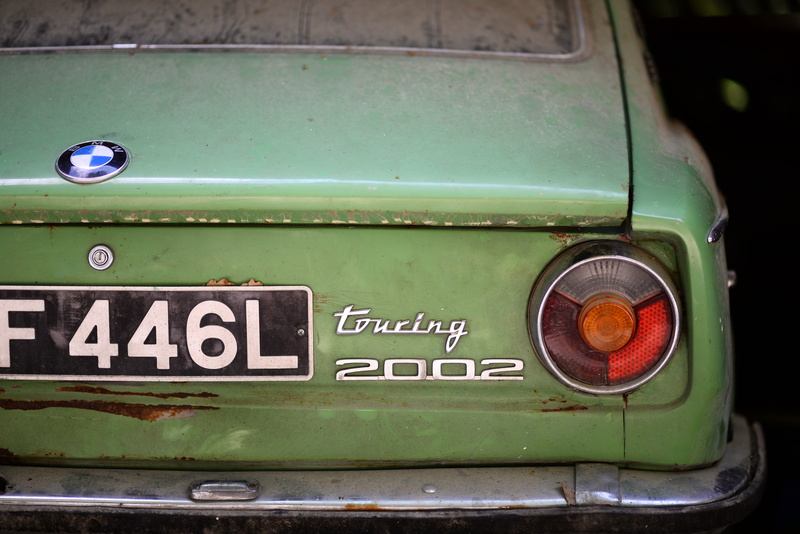 transportation, retro, front view, antique, close-up, old, green color, voiture, 5K, oldtimer, auto, western script, no people, rusty, day, vehicle, bmv