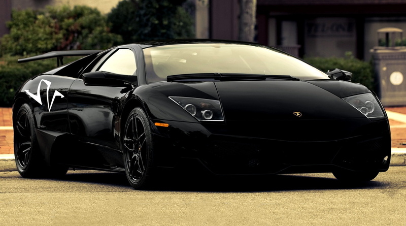 Lamborghini, Voitur, Car, The front, Murcielago, Machine, Black, LP670-4, 1080P