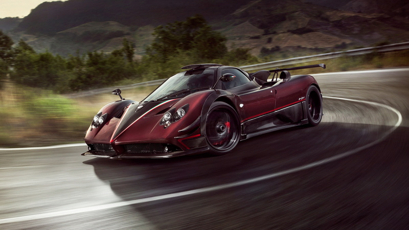 road, car, Pagani Zonda Cinque, supercars, Pagani, vehicle, Zonda, cinque, 4K
