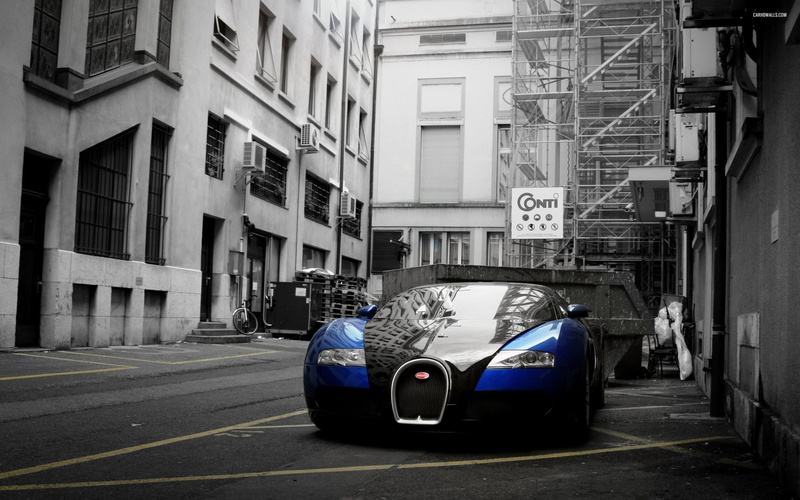 veyron, sport, super, car, blue, cars, black, eb, bugatti, 2K