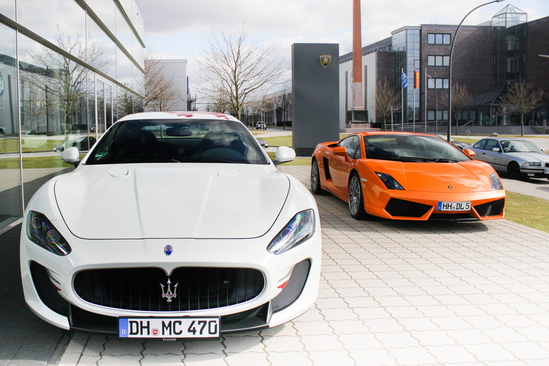 Neuer  Wall, Combo, aranciata, sports cars, sports Car, Hipster, Canon  Eos  500D, Cars, Spring, vs., Exotic, MC, Maserati, transportation, Außenalster