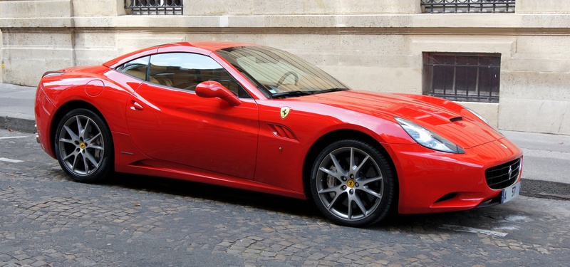 stationary, auto, modern, power, red, expensive, supercar, land Vehicle, road, near, 4K, coupe, design, car, architecture, no people, built structure