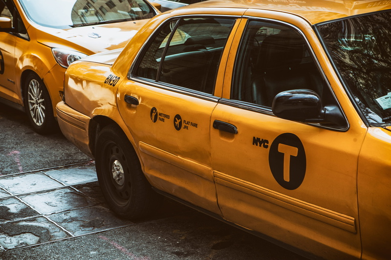 day, retro styled, new, 4K, stationary, classic, uSA, no people, city Life, yellow, outdoors, d, urban, New York Taxi, traffic, travel, manhattan - New York City