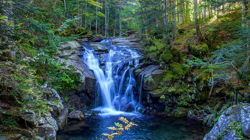 blurred motion, rock - object, land, power in nature, water, rock, flowing water, beauty in nature, nature, waterfall, 4K, plant, solid, rainforest, long exposure
