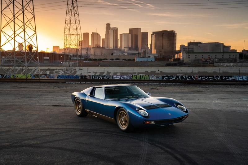 Blue, City, 1080P, Lamborghini Miura, Gold, P400 SV