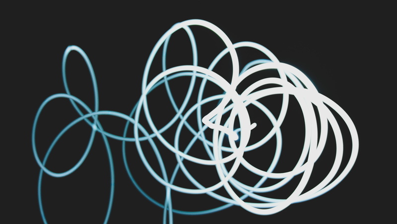 connection, illuminated, dark, lines, close-up, economy, no people, variation, love, emotion, studio shot, abstract, spiral, darkness, geometric shape