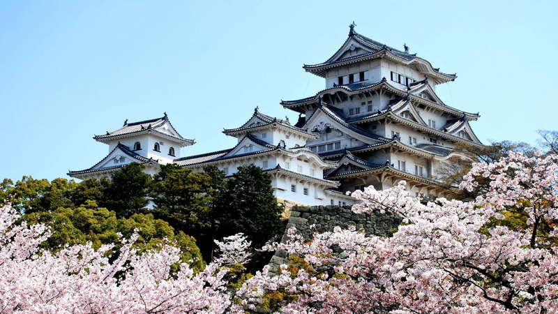 Castles, Himeji Castle, 1080P