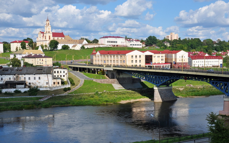 Belarus, bridge, Grodno, 2K, brewery