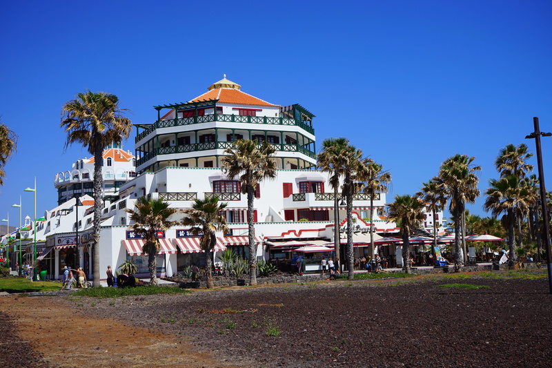 tourism, playa de las américas, arona, travel destinations, outdoors, palm tree, plant, transportation, holiday apartment complex, holiday resort, blue