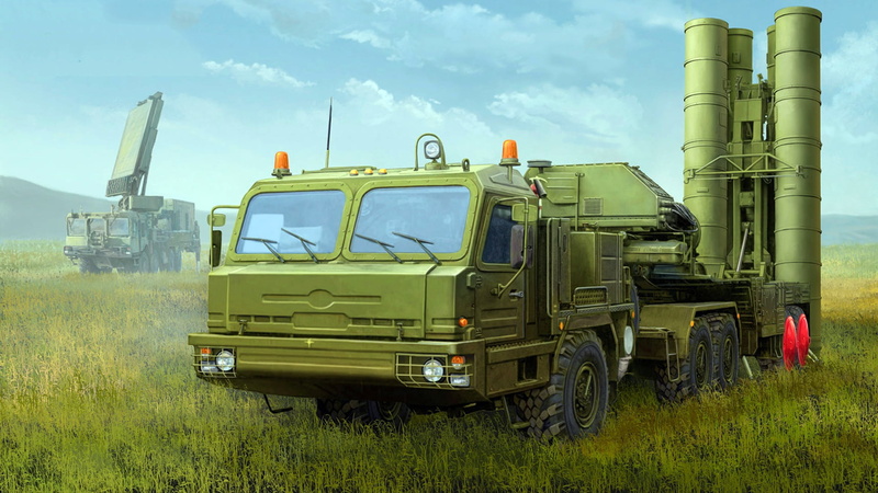Triumph, Russian anti-aircraft missile system, S-400, anti-aircraft missile system, large and medium-range, SAM, 1080P