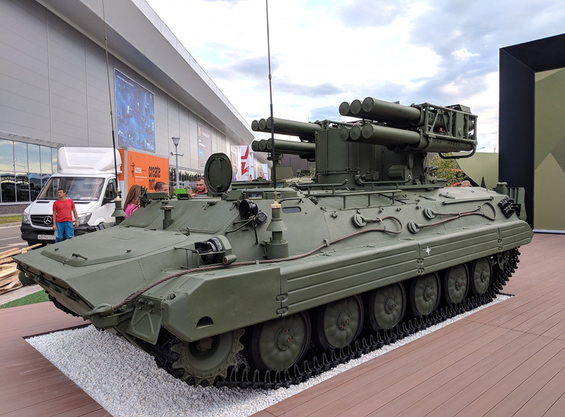 Anti - aircraft missile system, 1080P, Russian air defense, " Pine", Forum «ARMY 2018», exhibition of arms