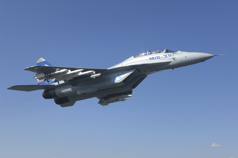 side view, height, Frontline, fighter plane, Military, 4++, blue, the plane, sky, single object, Multifunctional Frontline Fighter, ammunition, flight