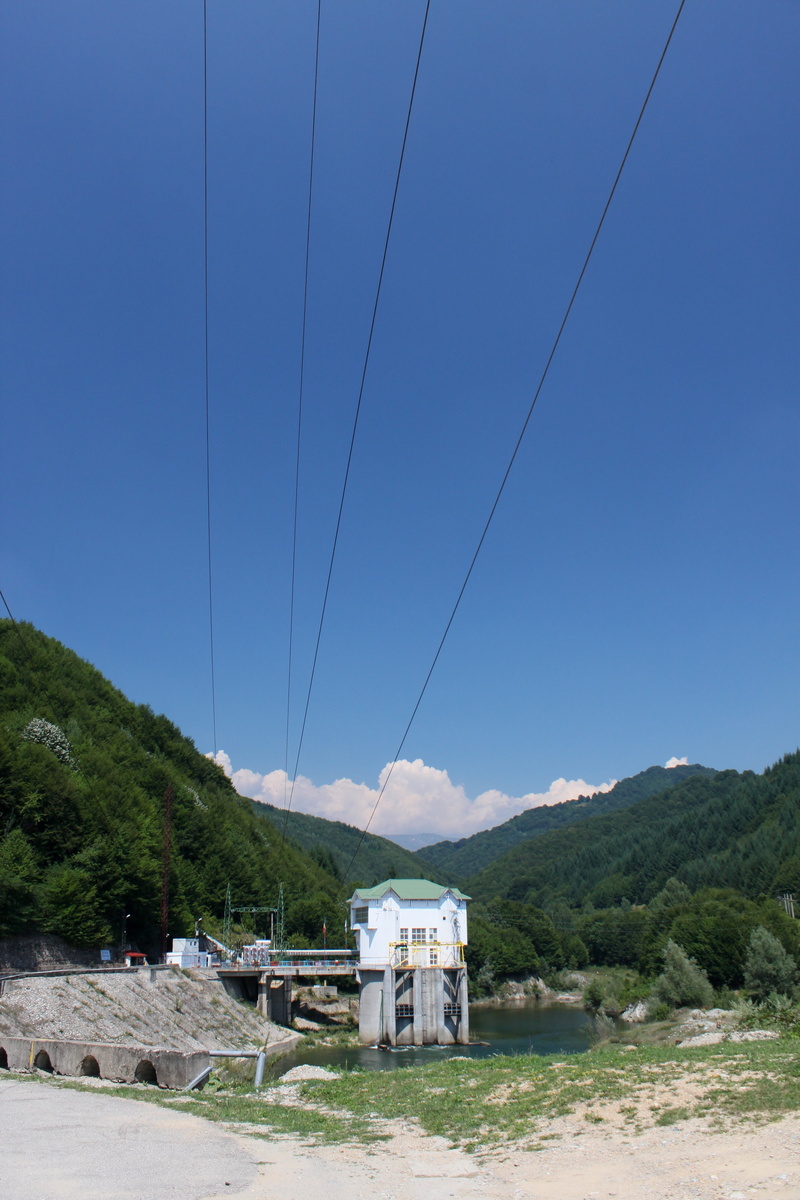 transportation, hydroelectric power station, hydroelectric, underground, no people, day, outdoors, mountain range, tree, land, power, architecture, hydro