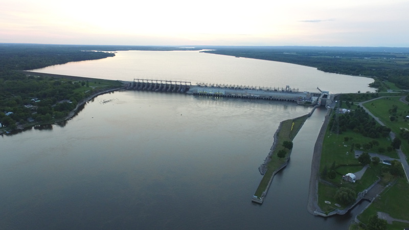 sea, nature, saint-andré-dargenteuil, horizon, 4K, hydro dam, canada, horizon over water, day, scenics - nature, architecture, tranquil scene, sky, beauty in nature