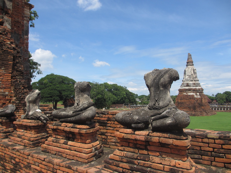 built structure, ayutthaya, ancient civilization, architecture, sky, spirituality, the past, place of worship, building, acient, old, creativity, thailand