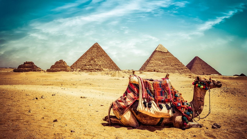 1080P, al haram, desert, climate, cloud, day, pyramid, tourism, vacation, giza pyramid complex, arid climate, pets, the past, nature, monument, travel destinations