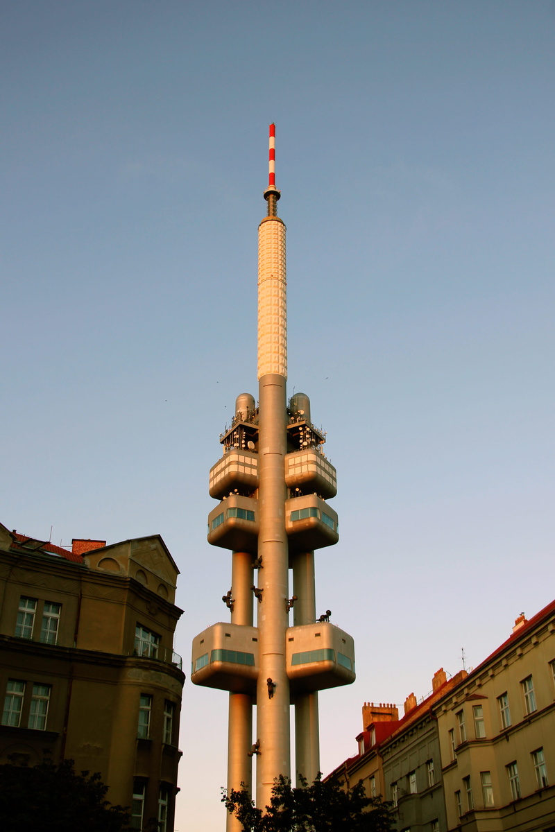 day, outdoors, blue, nature, transmit, no people, communicate, station, wave, cell, building exterior, red, zizkov, network, technology, travel destinations