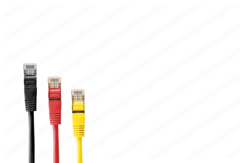 line, rj45, patch, 5K, rubber, group of objects, cable, cables, yellow, connection, lan cable, no people, copy space, rj-45, equipment, fs, indoors, white background