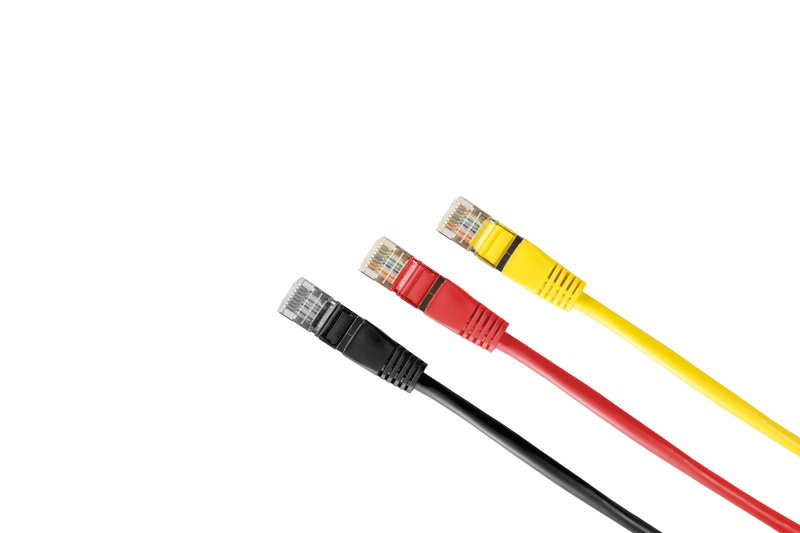 rj45, 5K, cut out, internet, macro, utp, currency, fs, rj, yellow, network connector, connection, communication, three, patch, no people, network cables