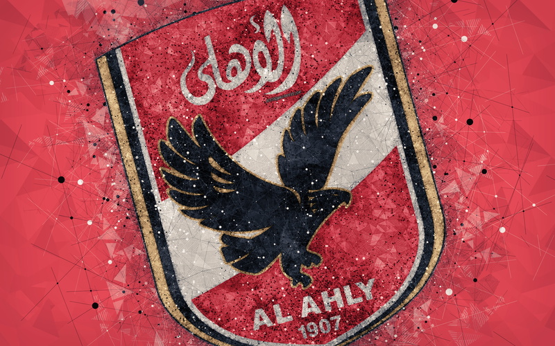 Al Ahly SC, Soccer, 4K, Logo, Emblem
