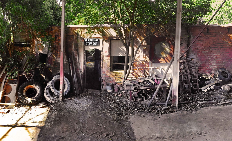 spare parts, deterioration, tire, no people, day, outdoors, wheel, plant, abandoned, junk, spares, architecture, messy, decline, damaged, old building