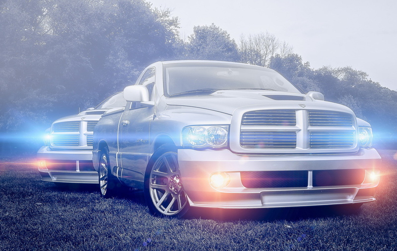 pickup, Dodge, Ram, 1080P, front, Silvery
