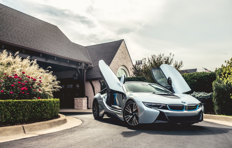 mansion, electric, silvery, 1080P, BMW i8, hybrid
