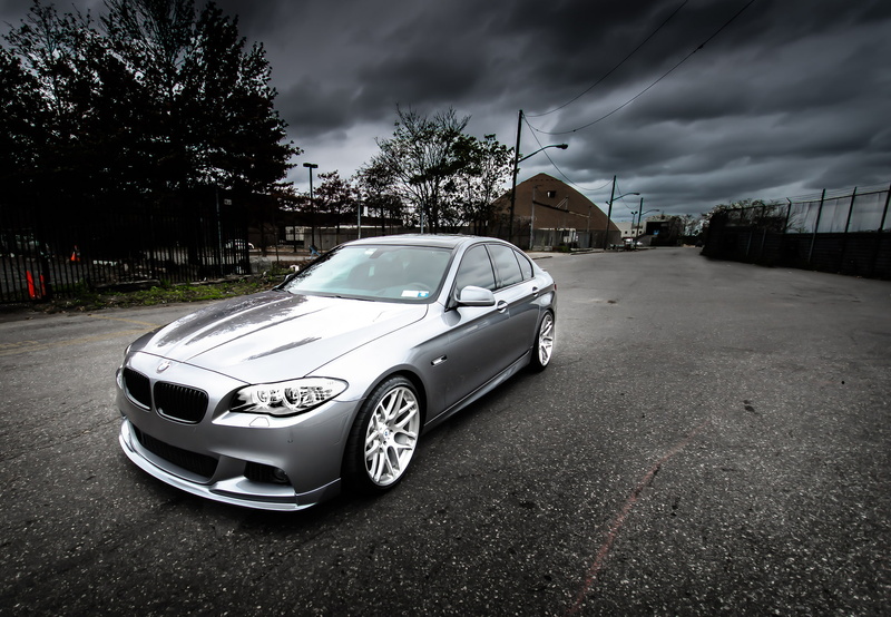 silver, silvery, front view, reflection, f10, BMW, 1080P