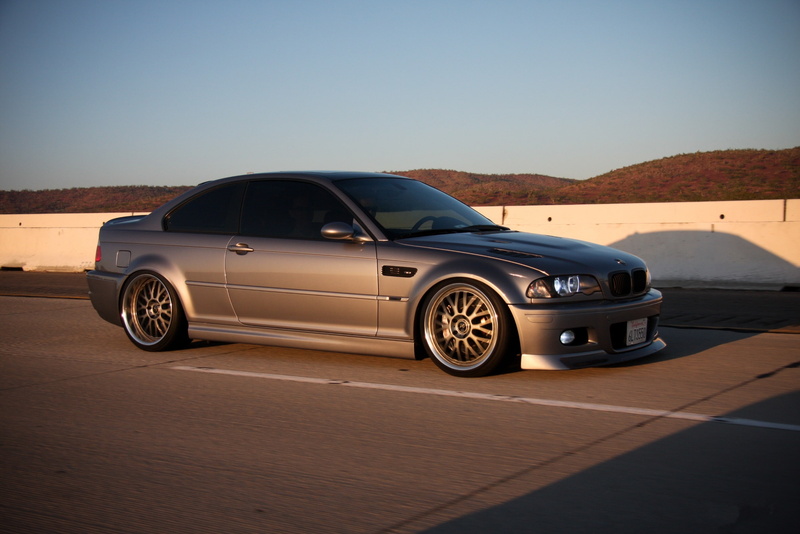 side view, the fence, the slopes, BMW, markup, tinted, e46, road, 2K, headlights, speed, silvery