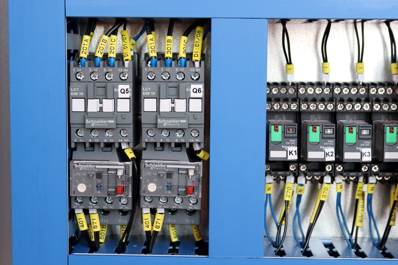 close-up, electrical component, control panel, data, industry, fuel and power generation, thermal relay, relay, communication, network connection plug