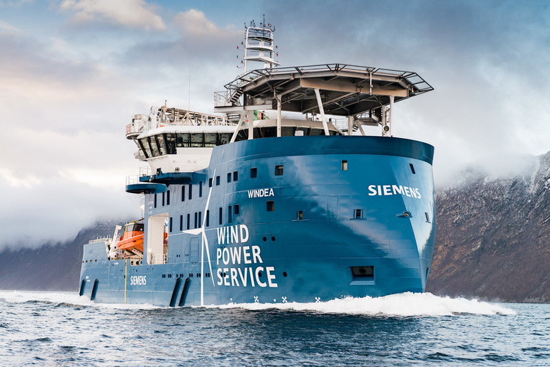 Ship, Vehicles, 1080P, Offshore Support Vessel, Siemens Windea, Sea