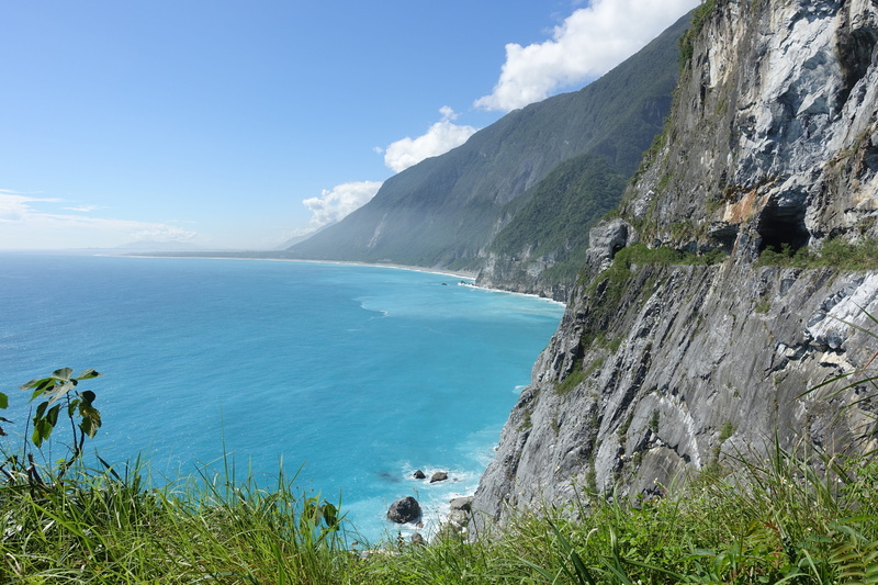 Taiwan, coast, plant, formation, solid, East Coast, scenics - nature, tranquil scene, land, non-urban scene, beauty in nature, summer, mountain range, tranquility