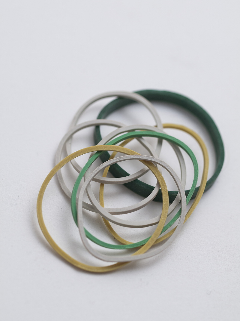 macro, studio shot, cable, 2K, white, equipment, white color, rubber band, yellow, elastic, spiral, copy space, high angle view, single object, electrical equipment