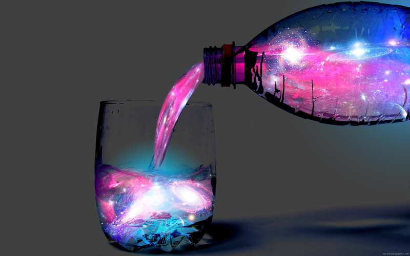 1080P, space, graphic, color, fluo, glass, drinking, clear, drink