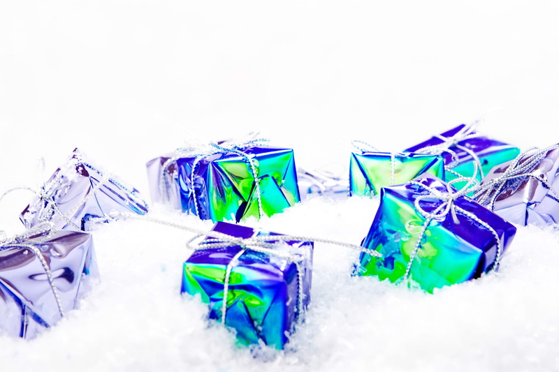 white color, 2K, outdoors, celebration, cut out, snow, cold temperature, event, copy space, gift, crate, christmas, nature, shiny, multi colored, white background