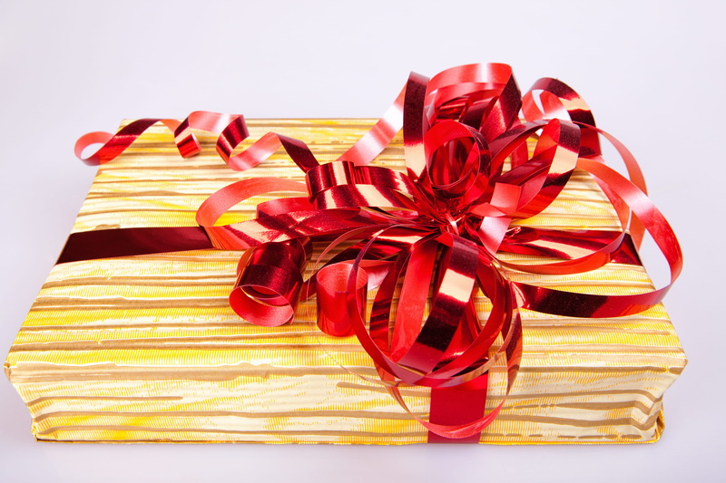 food, candy, wrapped, white background, ribbon - sewing item, tied, white, gift, striped, red, sweet food, unhealthy eating, present, celebration, path