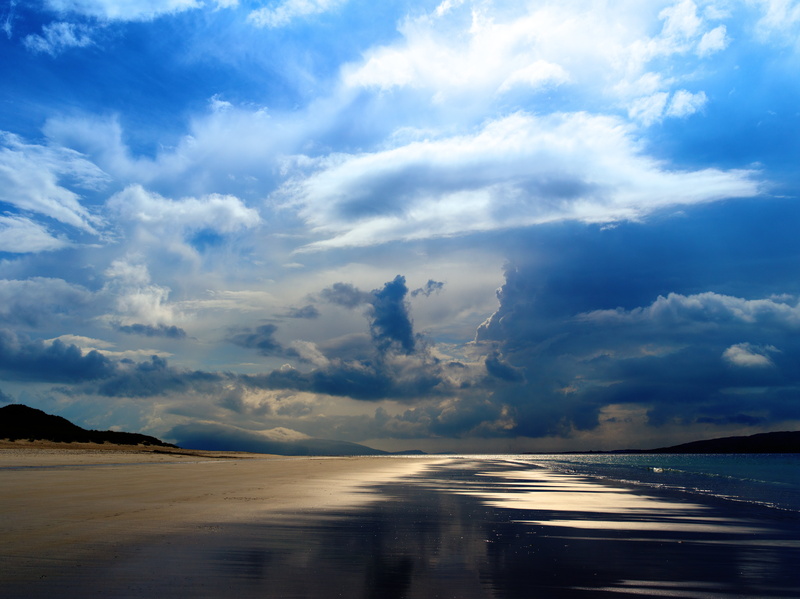 outdoors, scenics, horizon, evening, clouds, waters Edge, summer, cloud - Sky, tranquil Scene, reflection, land, seascape, no People, scenics - nature