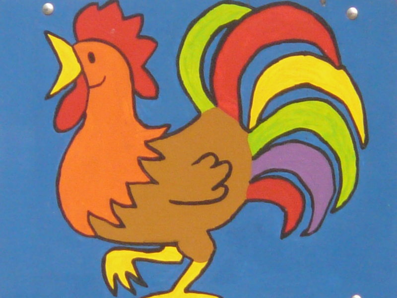 Hahn, drawing, blue background, paint, art and craft, pattern, elephant, Comic, animal themes, representation, cartoon character, illustration, bird, animal representation